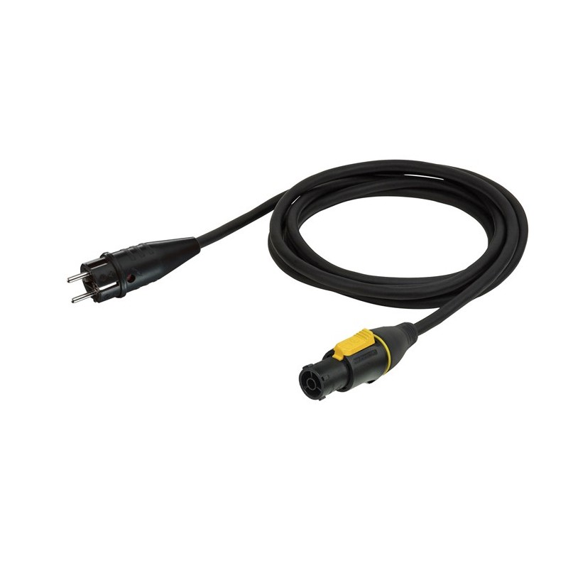 PCE 90473 Power Cable Schuko to Neutrik powerCON TRUE1 3 x 1.5 mm²
